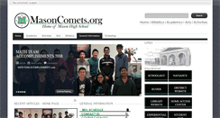 Desktop Screenshot of main.masoncomets.org