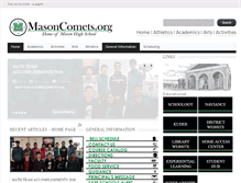 Tablet Screenshot of main.masoncomets.org