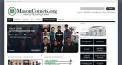 Desktop Screenshot of masoncomets.org