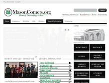 Tablet Screenshot of masoncomets.org