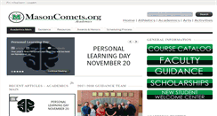 Desktop Screenshot of academics.masoncomets.org
