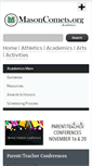 Mobile Screenshot of academics.masoncomets.org